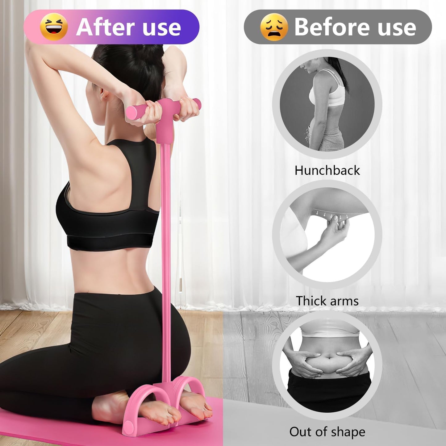 Portable Full Body Pedal Resistance Trainer
