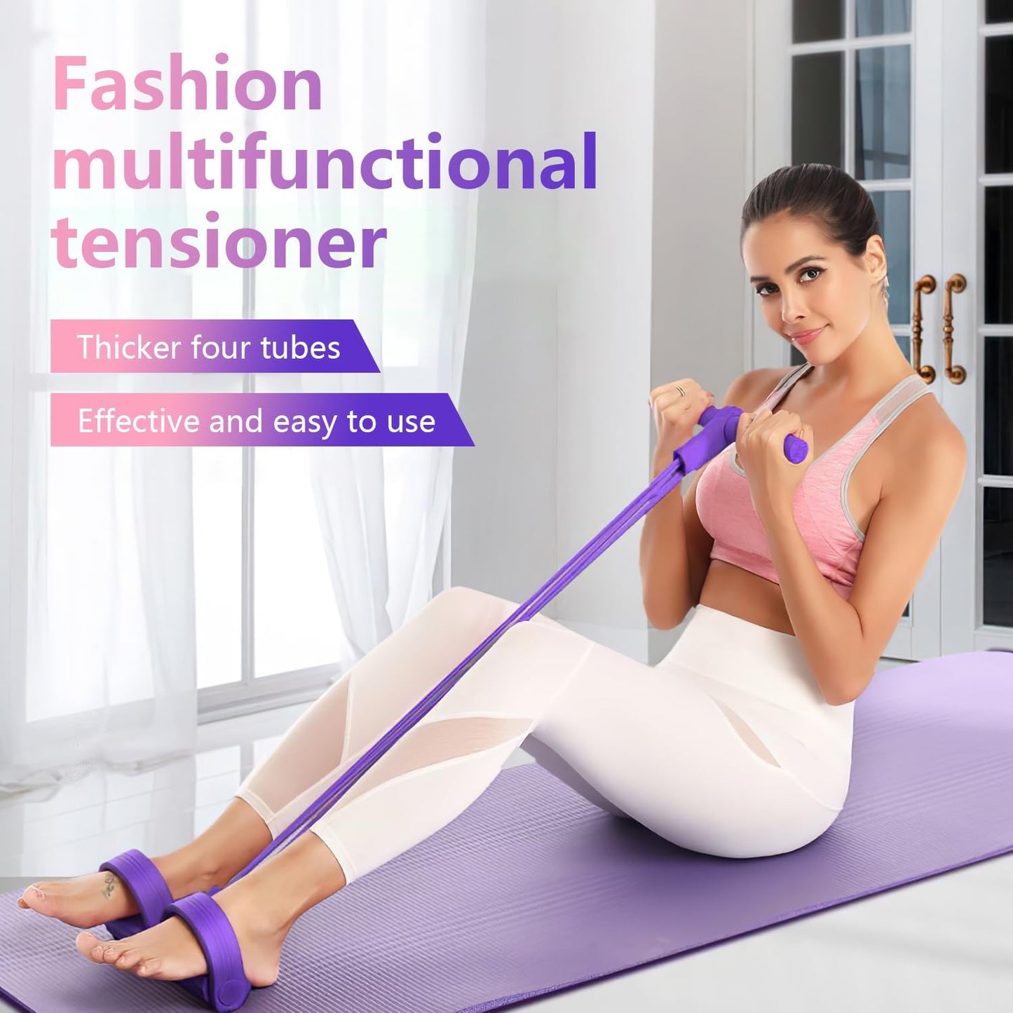 Portable Full Body Pedal Resistance Trainer
